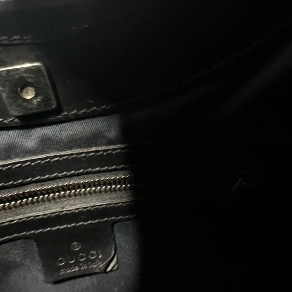 Authentic Gucci Black Patterned Hobo Bag - Picture 11 of 15